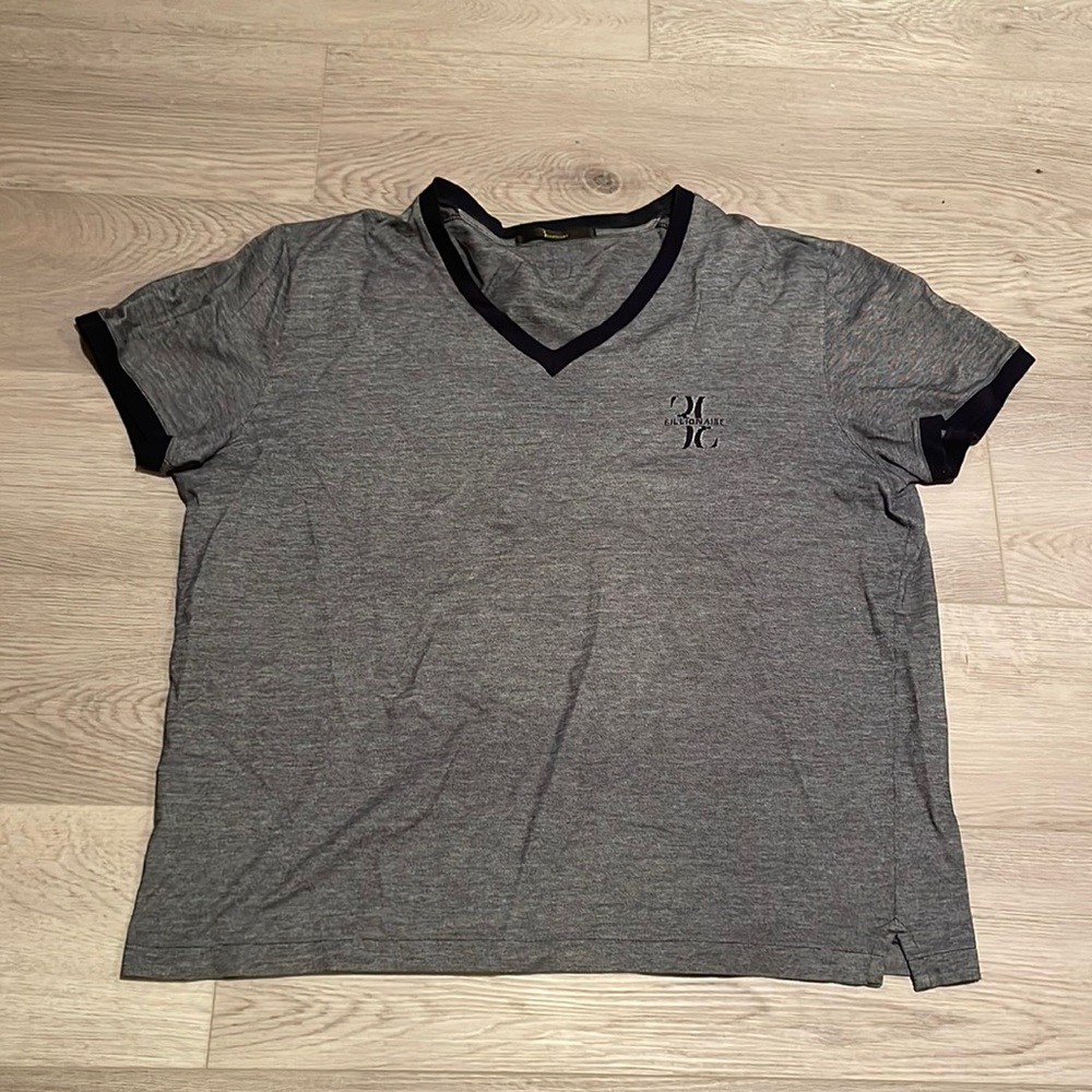 Men’s Billionaire Couture V-Neck Tee - Size XXL